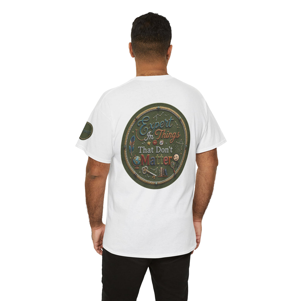Color: White | Expert In Things That Don't Matter Premium Graphic Tee