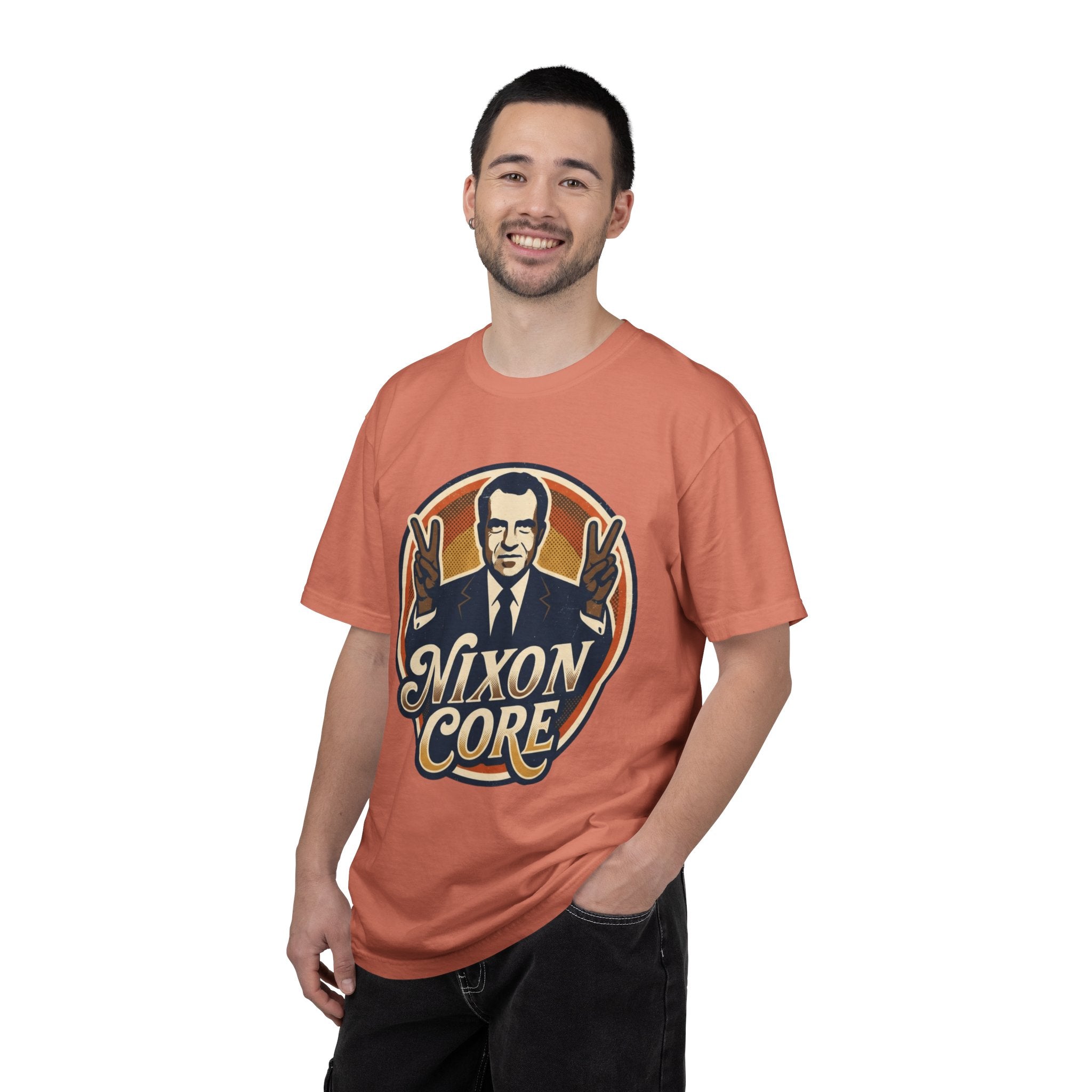 "Nixon Core" Unisex Garment-Dyed Tee