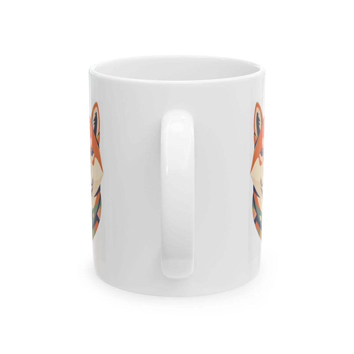 "Shiba Squad" White Ceramic Mug — Graphic
