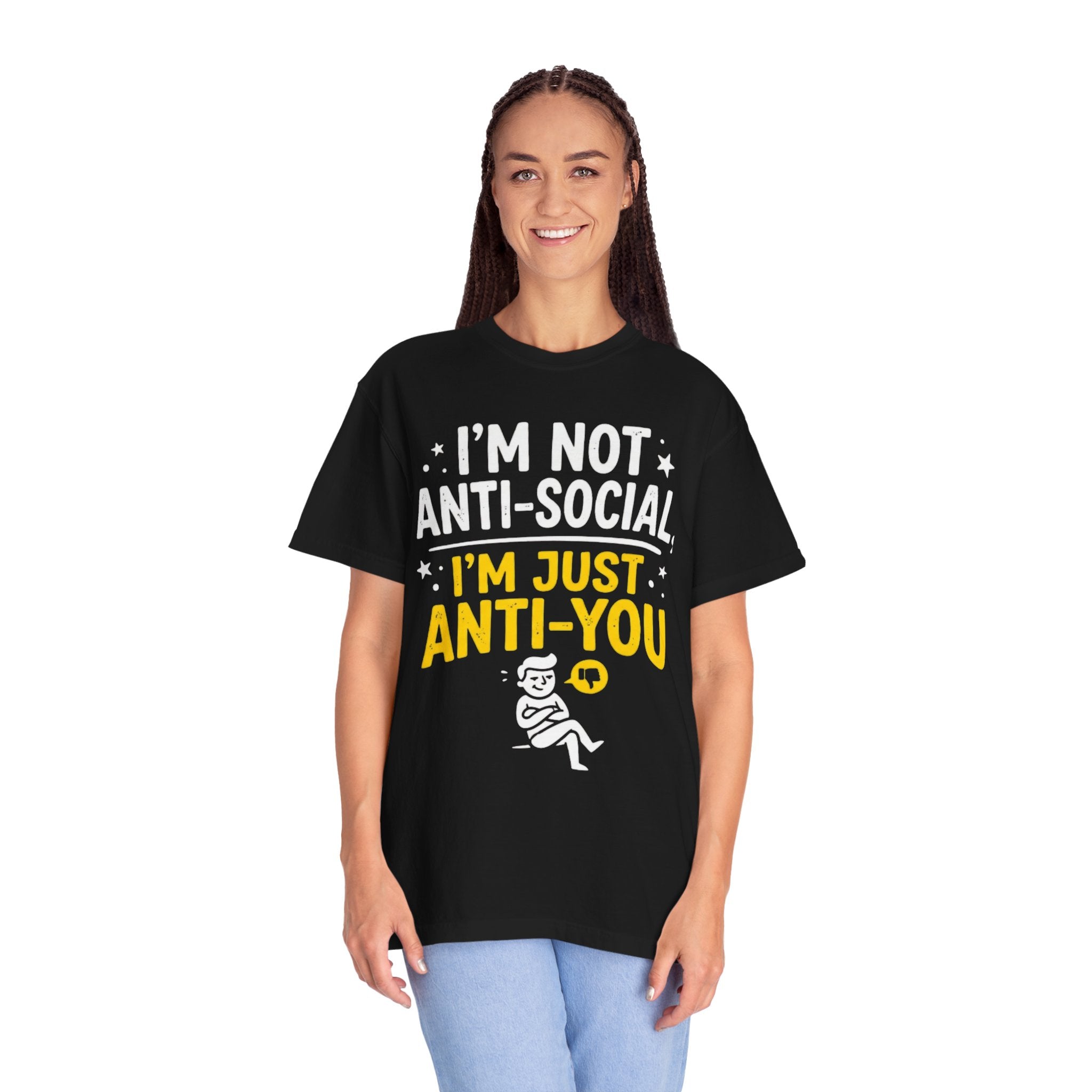 "Anti You" Unisex Garment-Dyed Tee