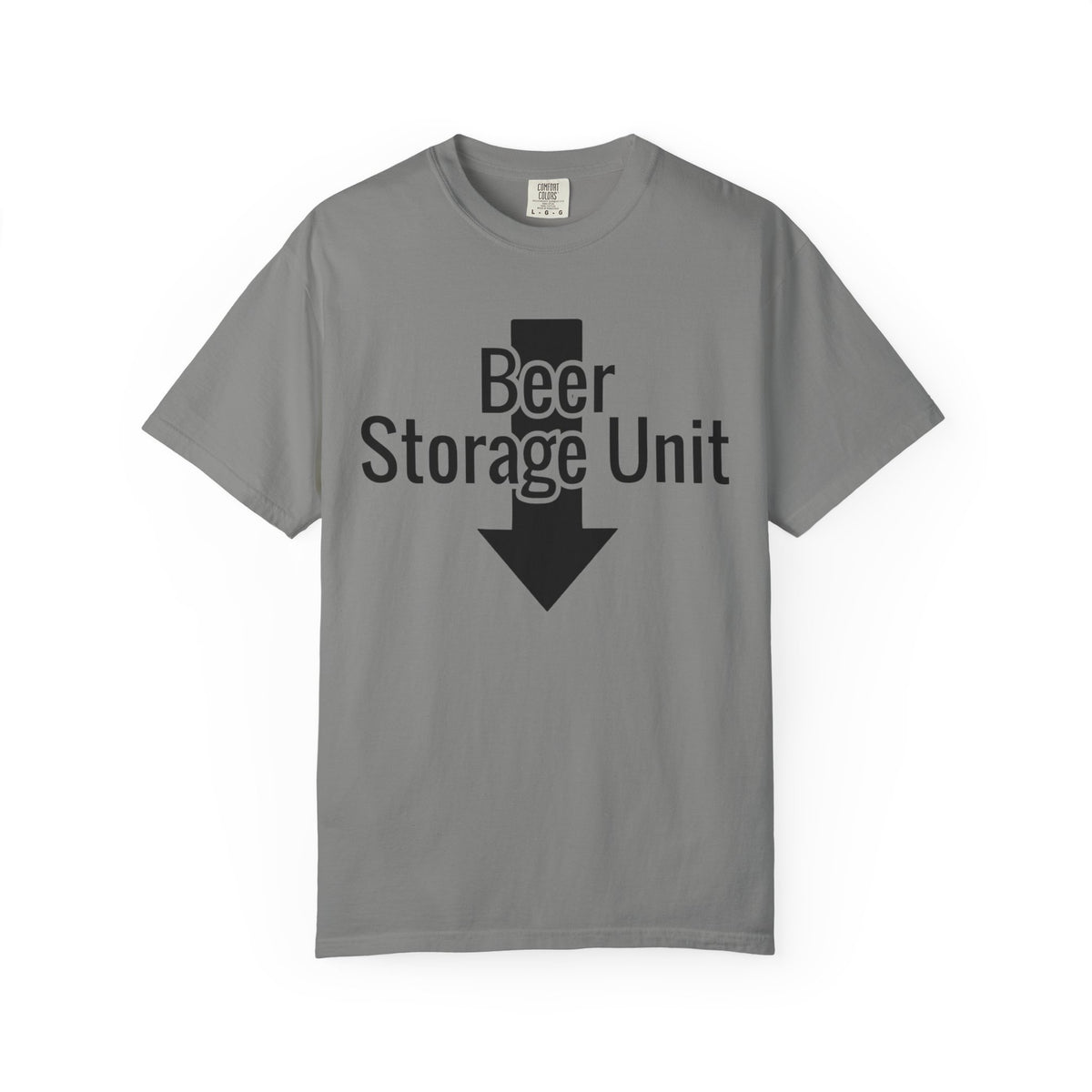Color: Granite | Beer Storage Unit Unisex Garment-Dyed T-shirt