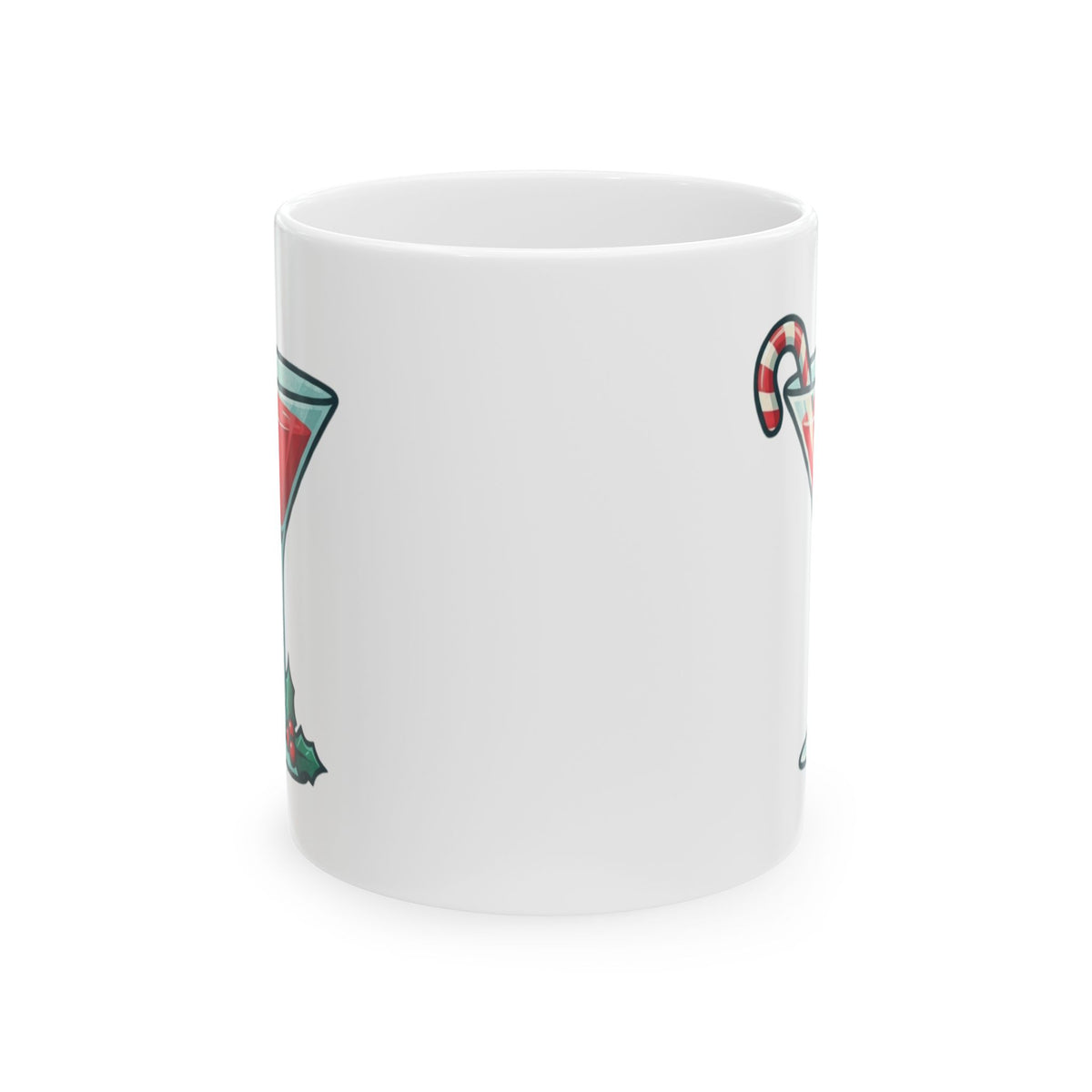 "Christmas Cheer" White Ceramic Mug — Graphic