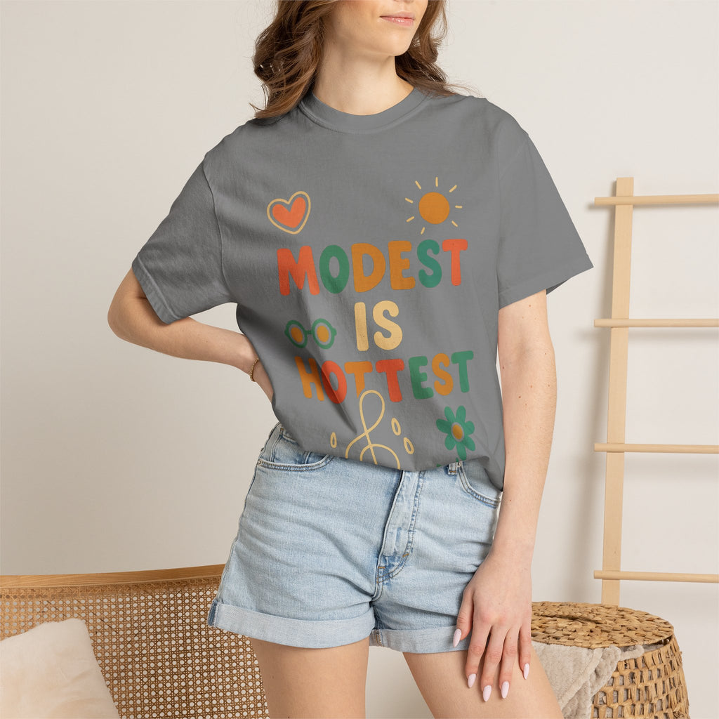 "Modest is Hottest" Unisex Garment-Dyed T-shirt