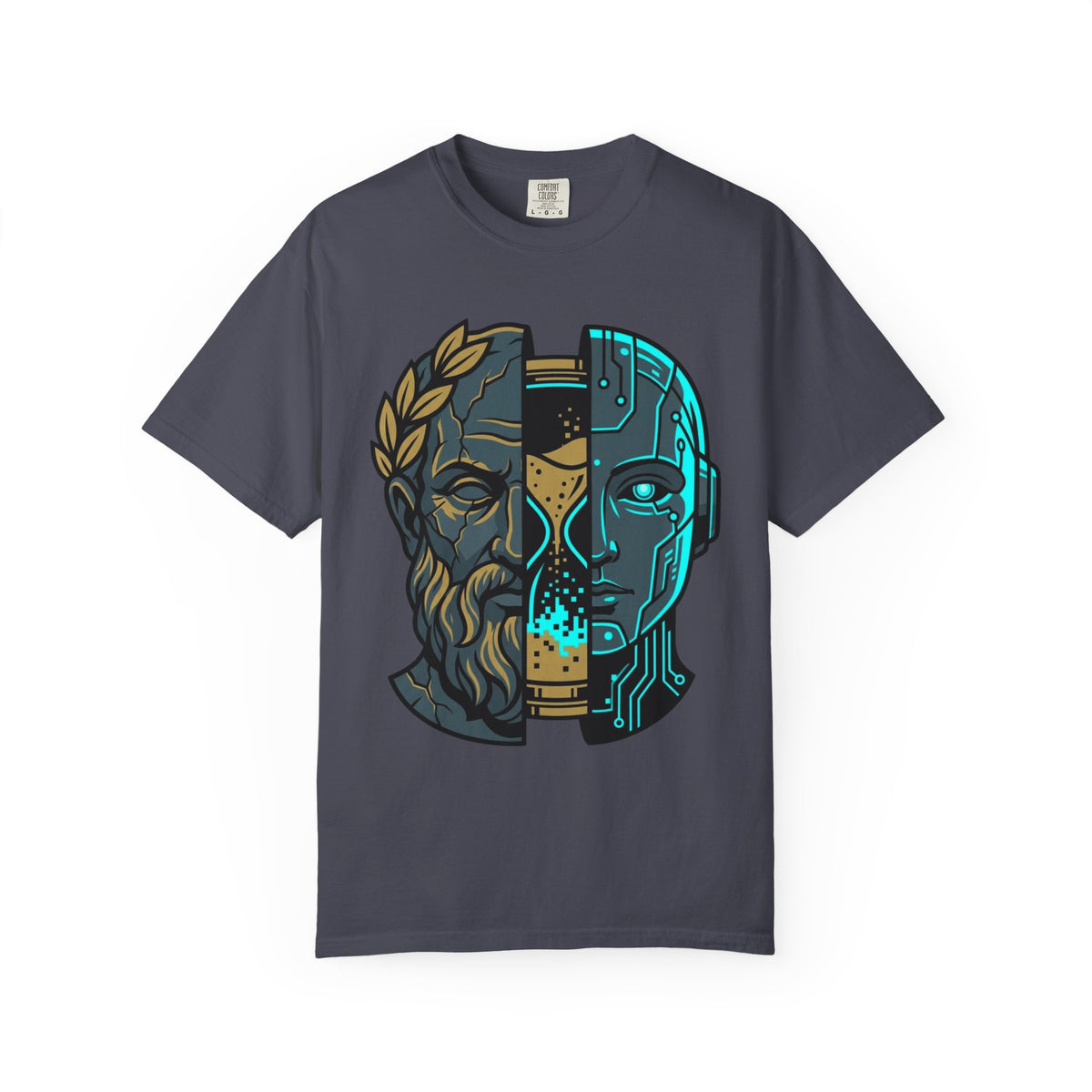 Color: Navy | Time Unisex Garment-Dyed Tee