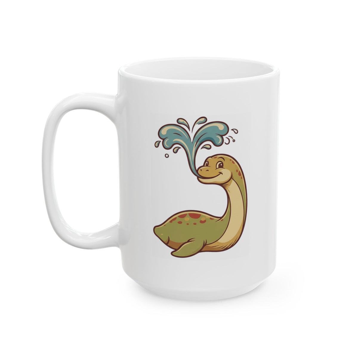"Champ (Lake Champlain)" White Ceramic Mug — Graphic