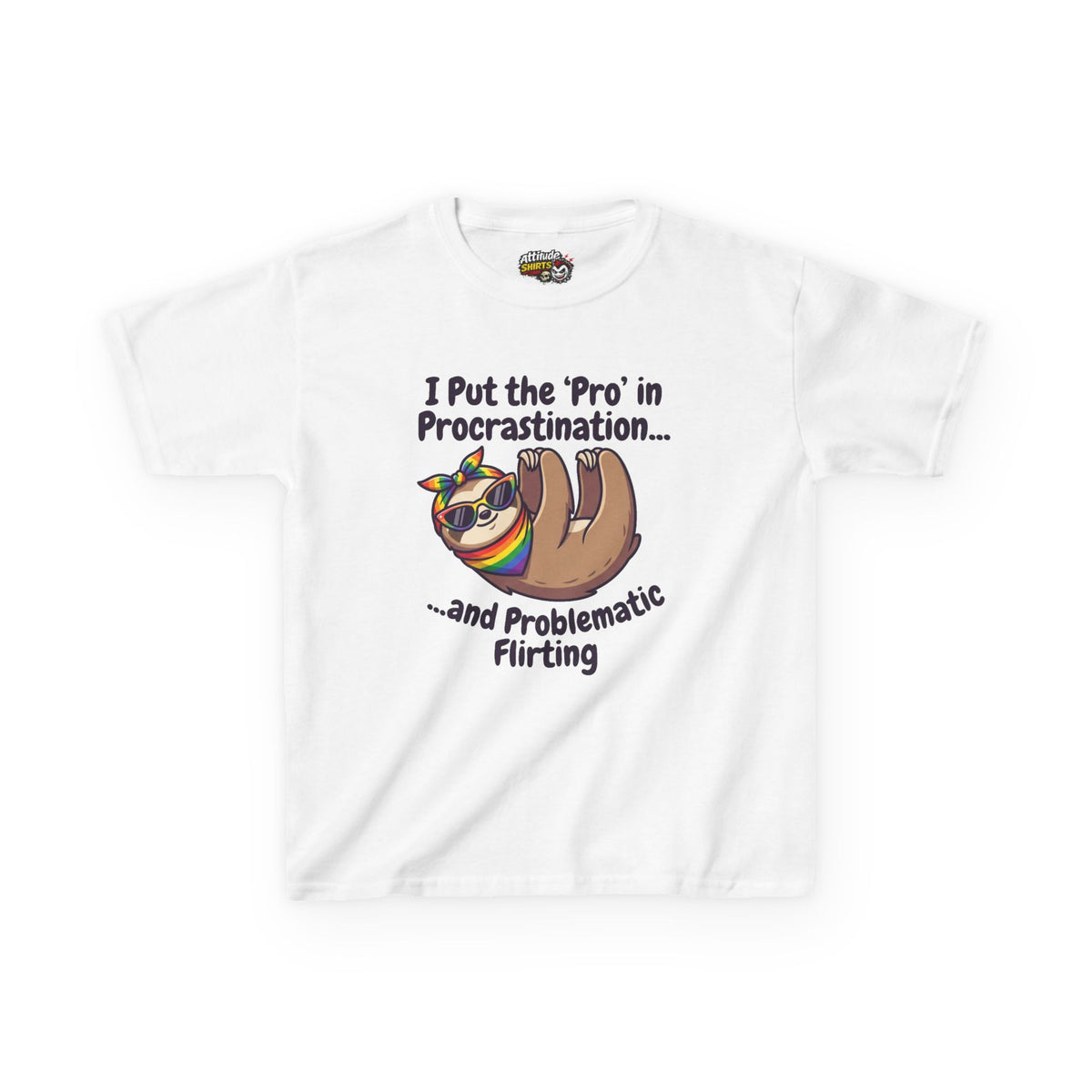Pro in Problematic Flirting Kids Tee