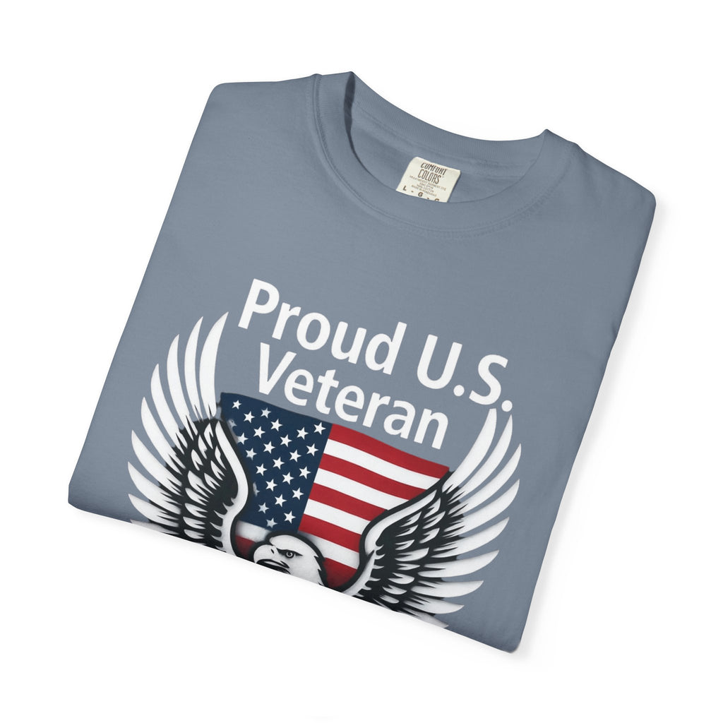 "Proud Veteran" Unisex Garment-Dyed T-shirt