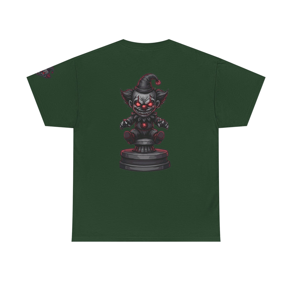 Color: Forest Green | Nightmare Clown Premium Graphic Tee
