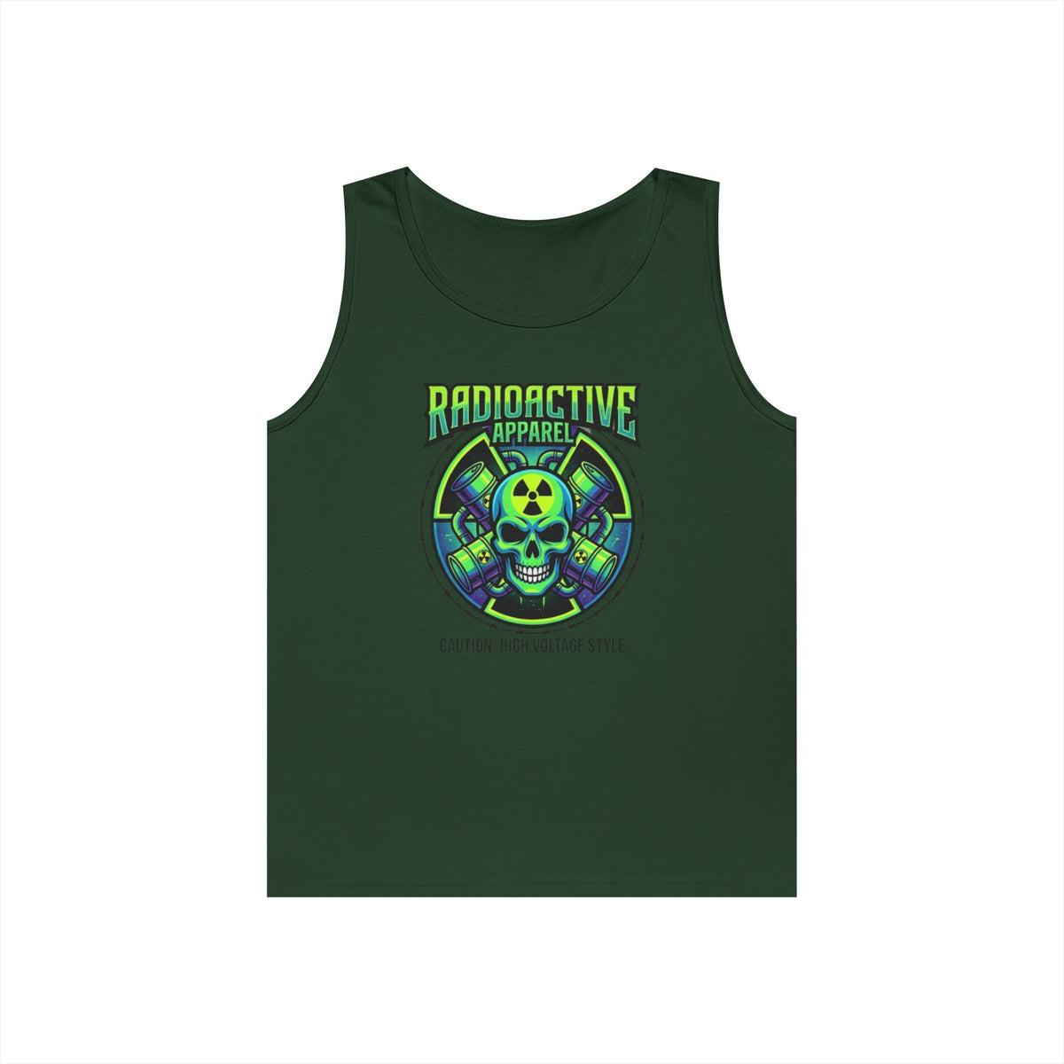 Color: Forest Green | Radioactive Apparel Tank Top