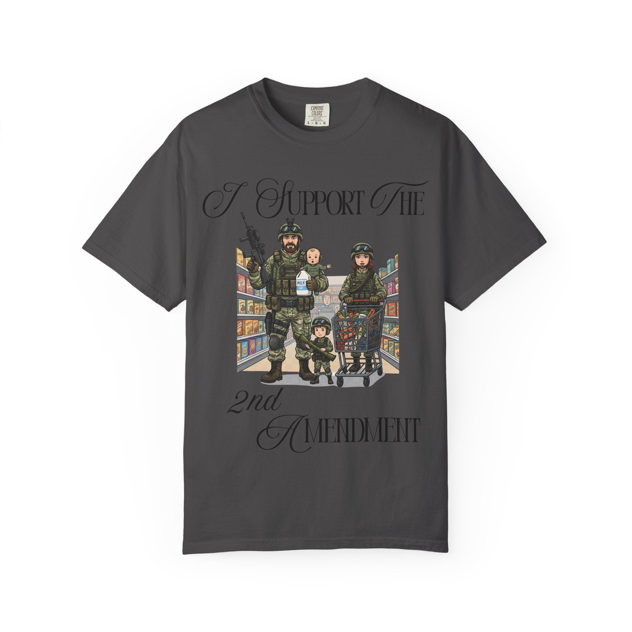"actical Grocery Run" Unisex Garment-Dyed T-shirt
