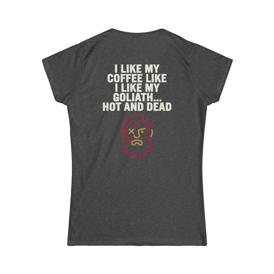 Color: Dark Heather | Good Book Series Coffee Hot and Dead Women's Tee