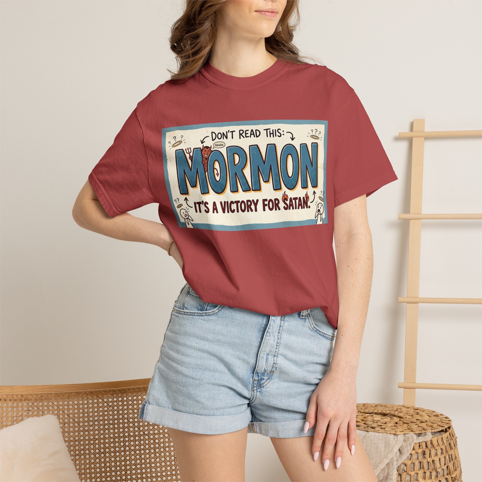 "Victory for Satan T-Shirt" Unisex Garment-Dyed T-shirt