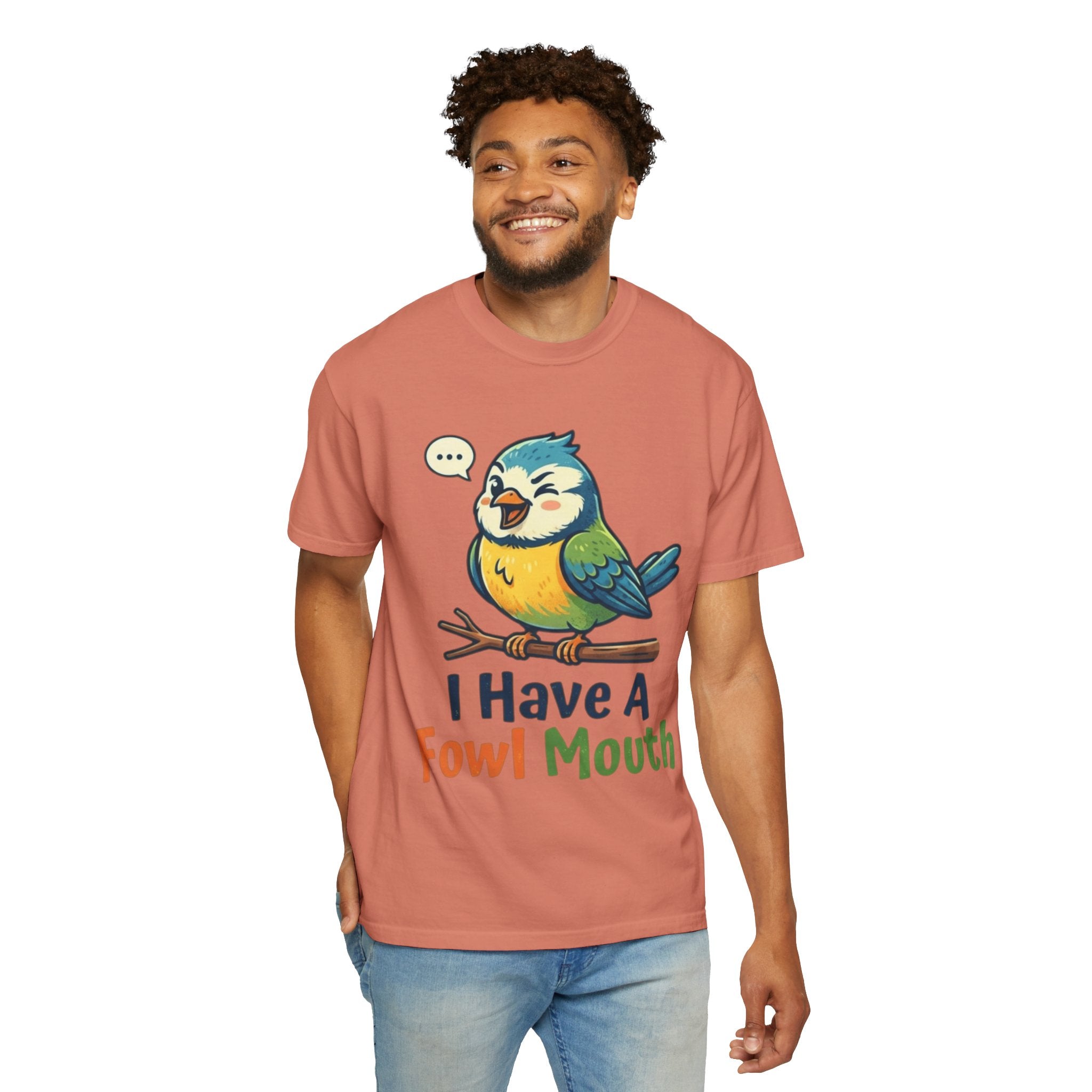"Fowl Mouth" Unisex Garment-Dyed Tee