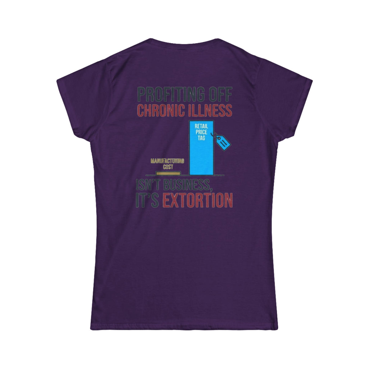 Color: Purple | Protest Series - Healthcare Is A Right Women's Tee