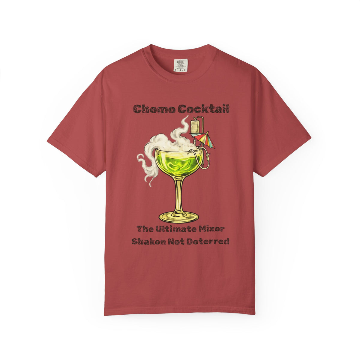 Color: Crimson | Chemo Cocktail Unisex Garment-Dyed T-shirt