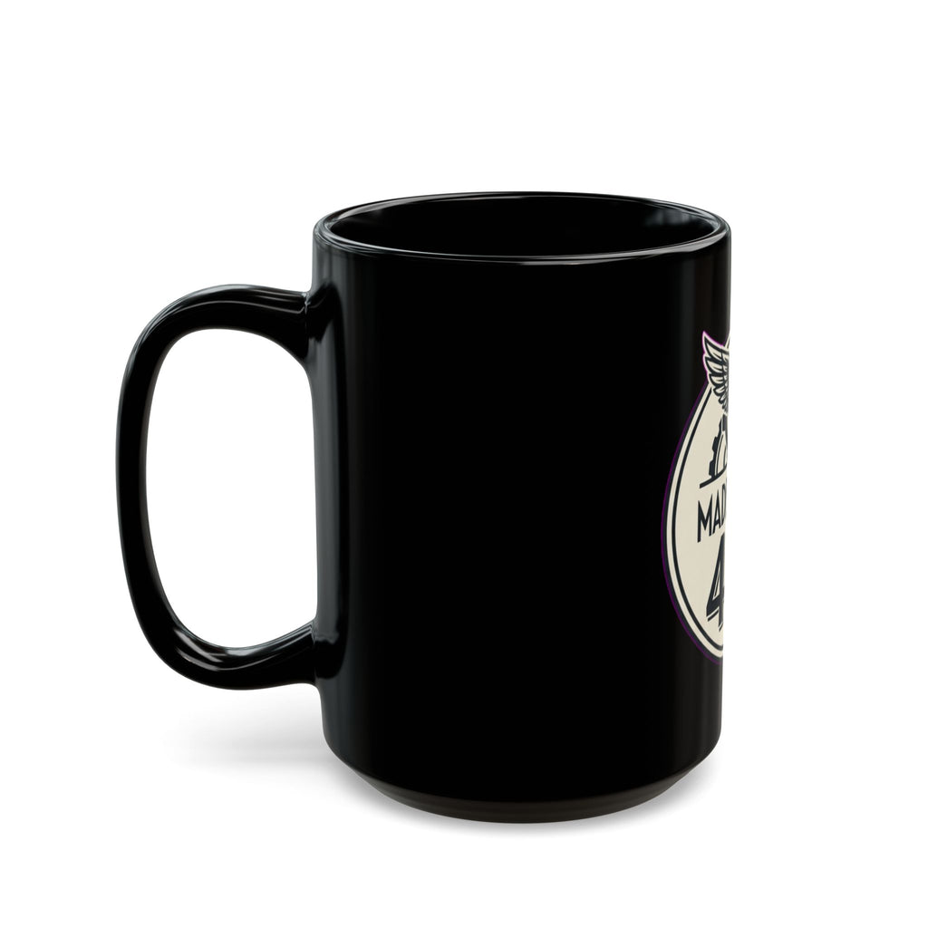 "Made in the 40's" Black Ceramic Mug — Graphic