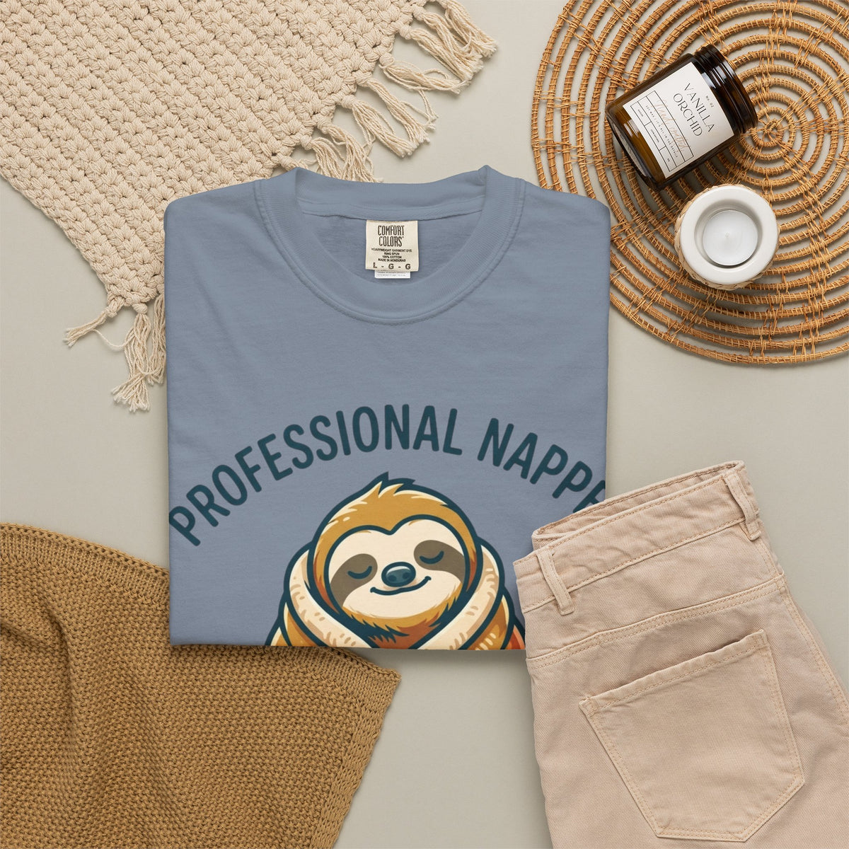 "Professional Napper" Unisex Garment-Dyed Tee