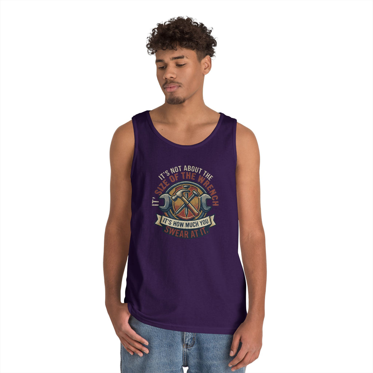 Color: Purple | Size Matters Tank Top
