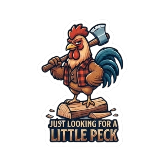 "Looking For A Little Peck" Sticker — Main