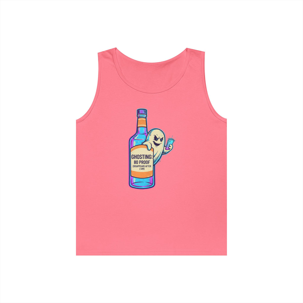 Color: Safety Pink | Ghosting Tank Top