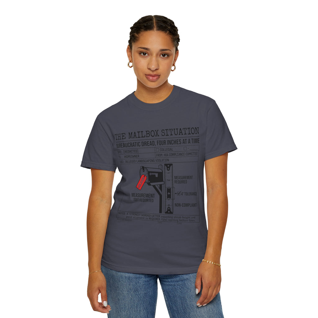 "Mailbox Situation" Unisex Garment-Dyed Tee