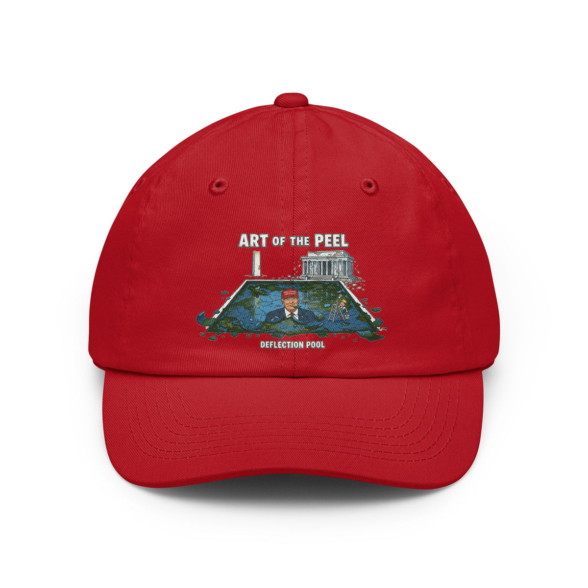 Color: Red | Art of The Peel Dad Hat