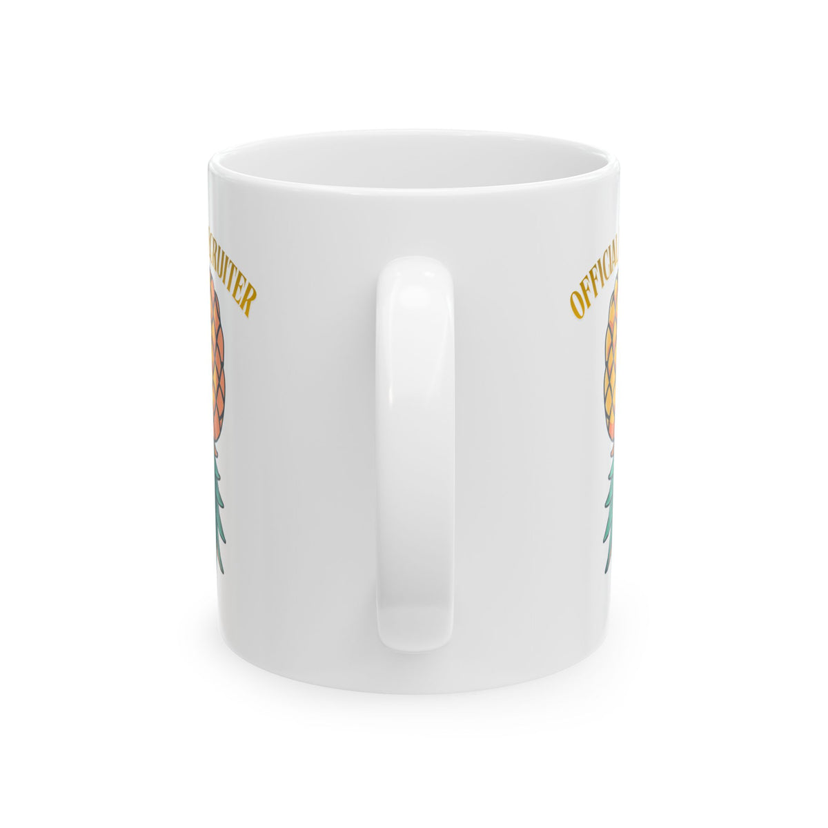 "Official Recruiter" White Ceramic Mug
