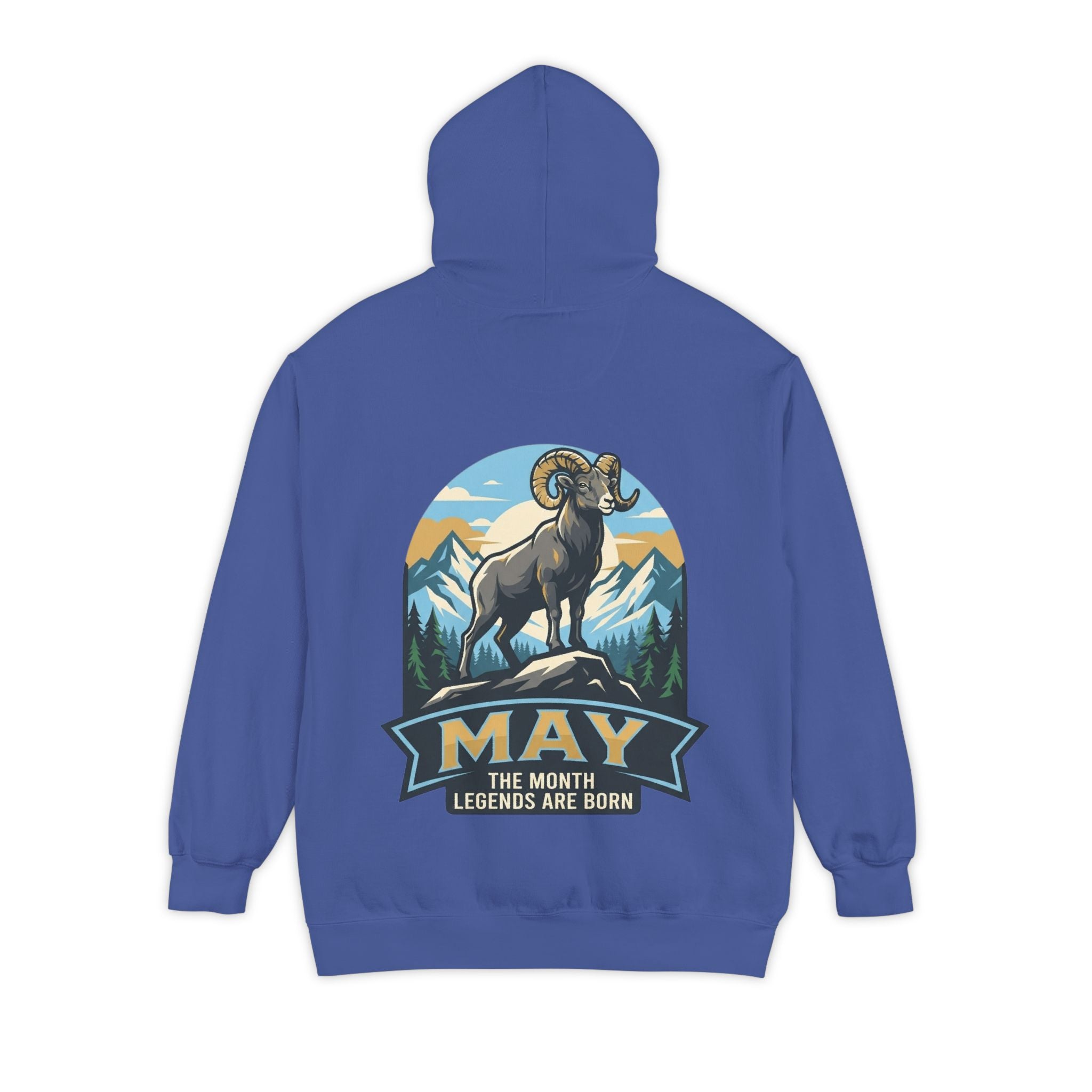 "May Legend" Garment-Dyed Hoodie