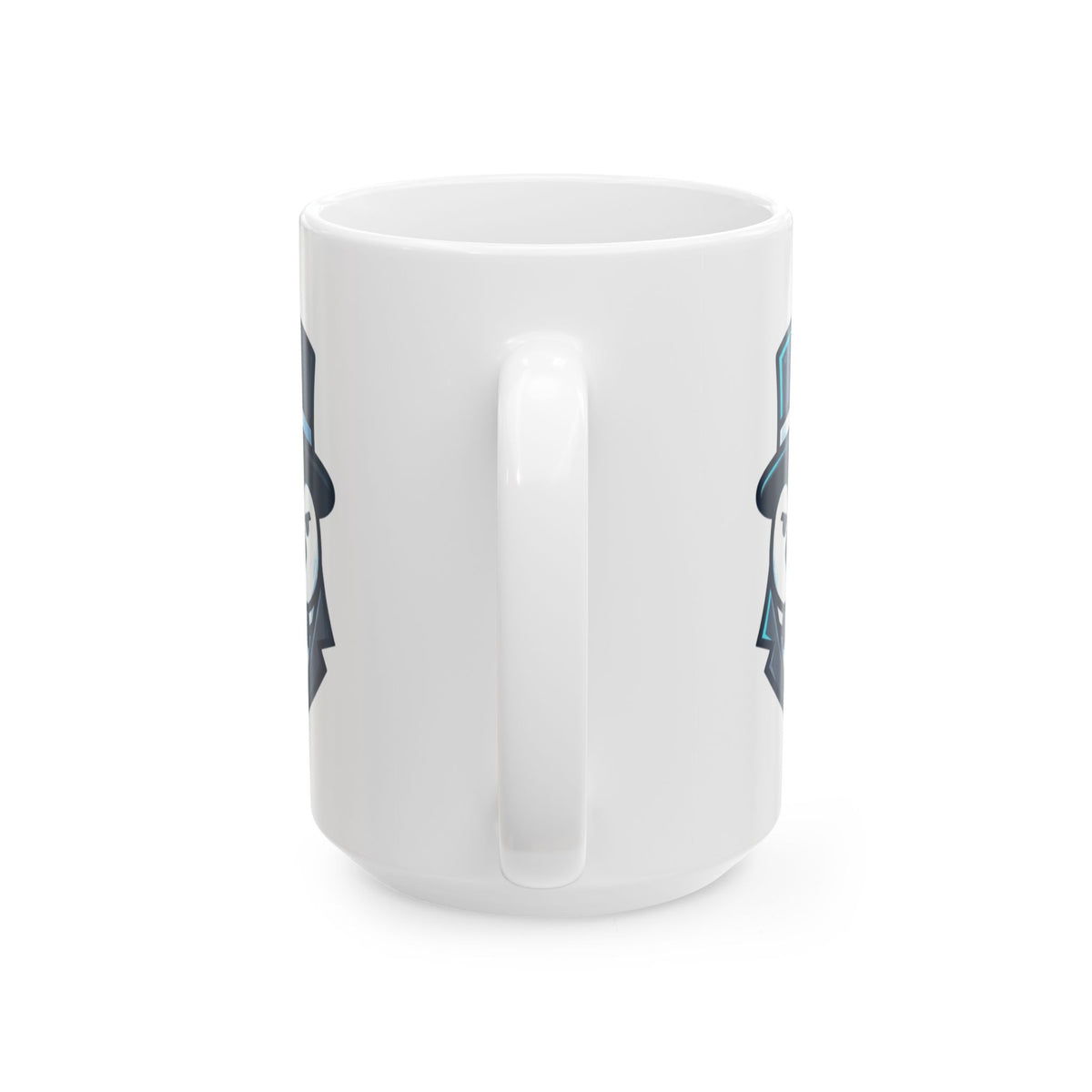 "Penguin Credible" White Ceramic Mug — Graphic