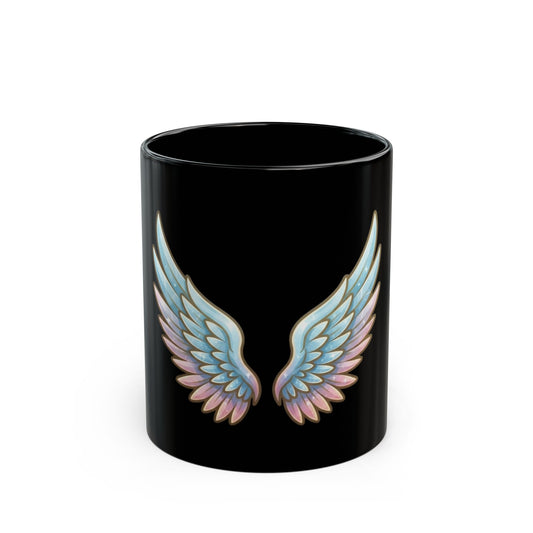 "Santa Said I Was Good" Black Ceramic Mug — Graphic