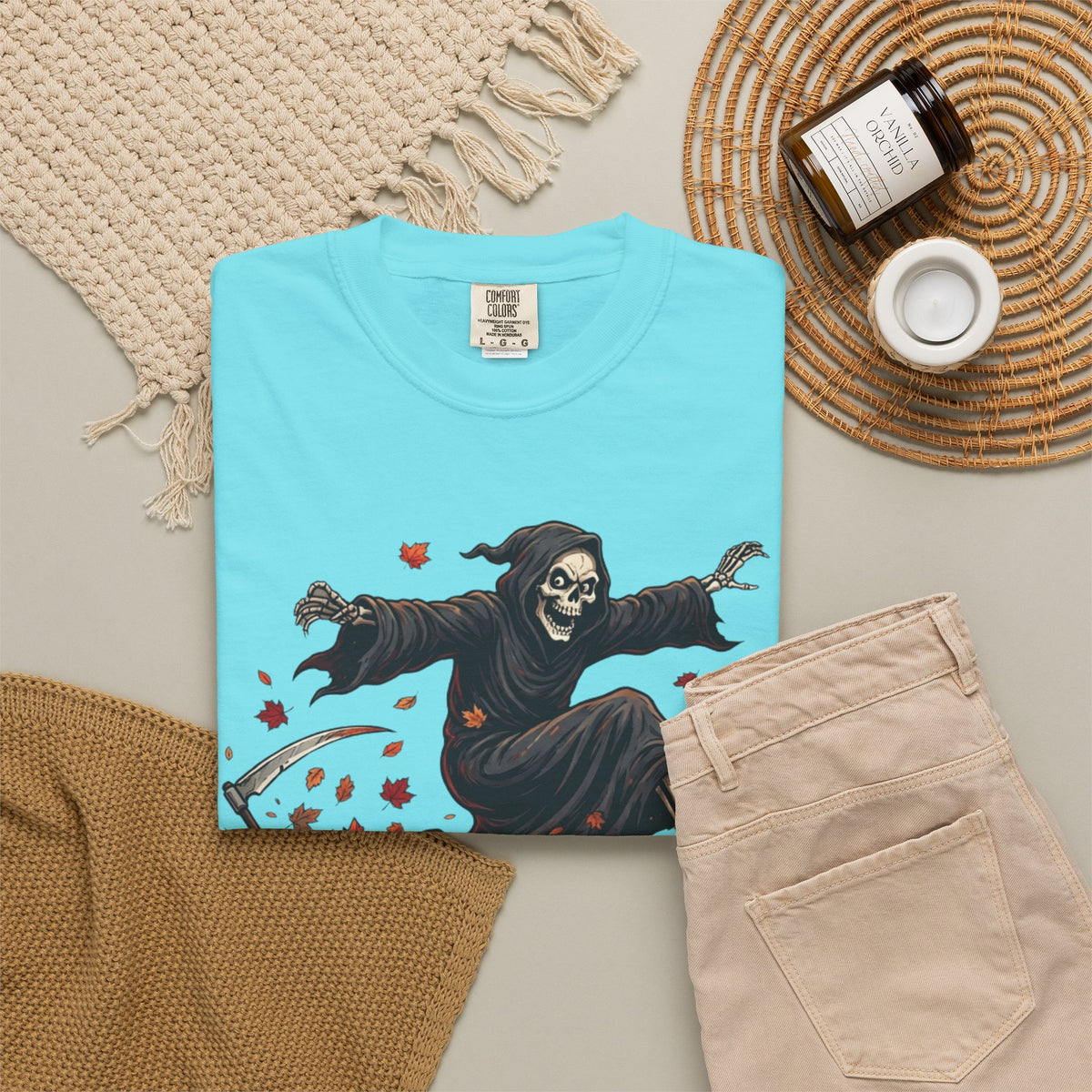 Autumn Death Unisex Garment-Dyed Tee