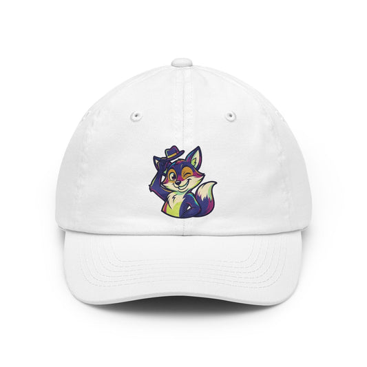 Color: White | Mischievous Dad Hat — Graphic