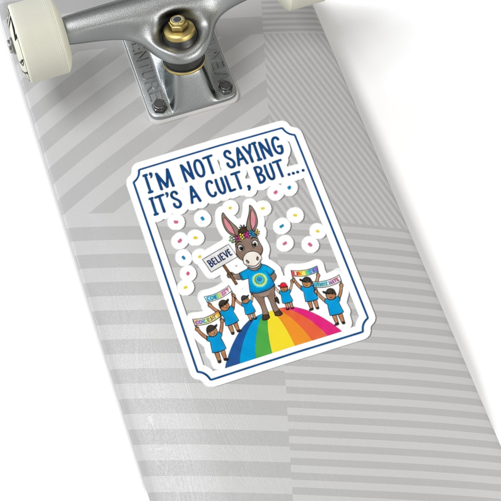 Cult: Liberal Edition | Kiss-Cut Sticker — AttitudeShirts