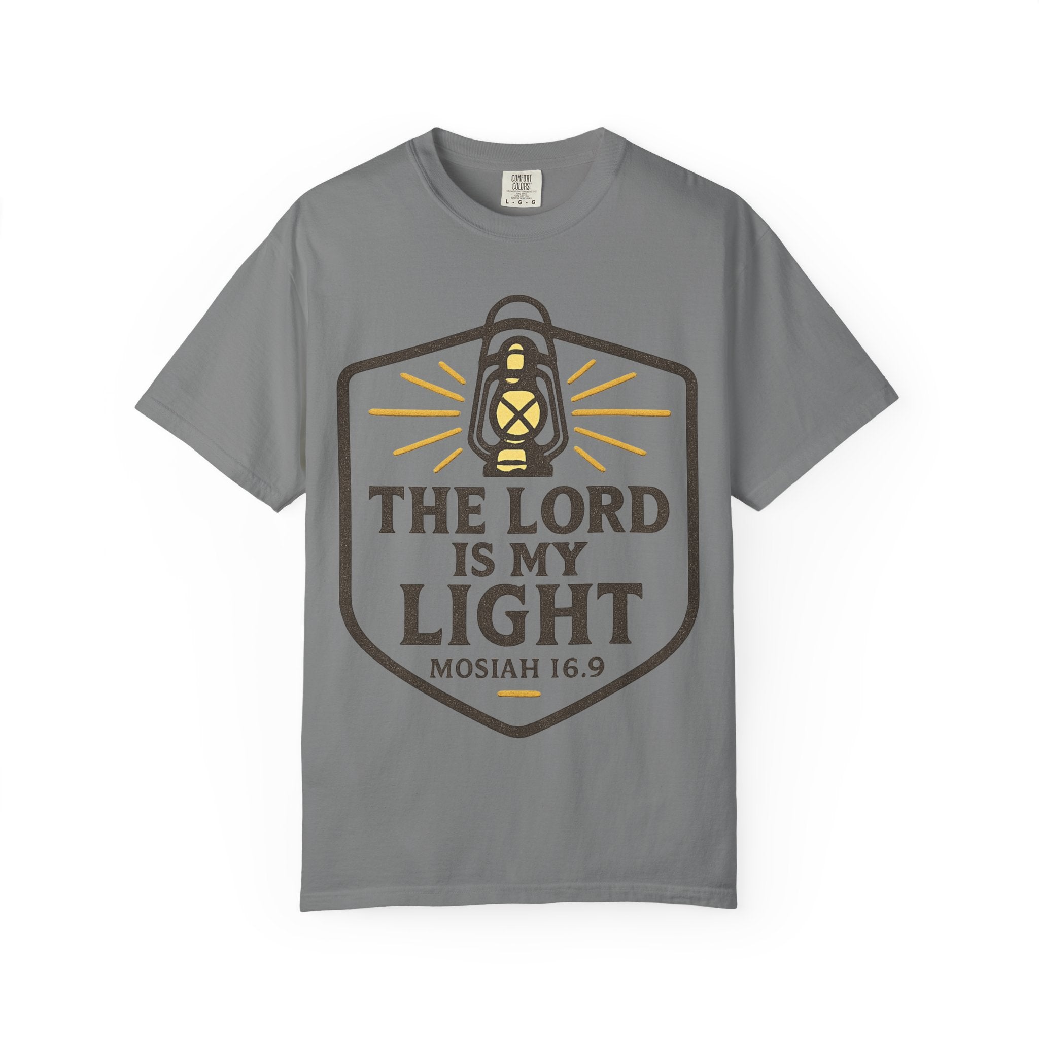 "The Lord is My Light" Unisex Garment-Dyed T-shirt