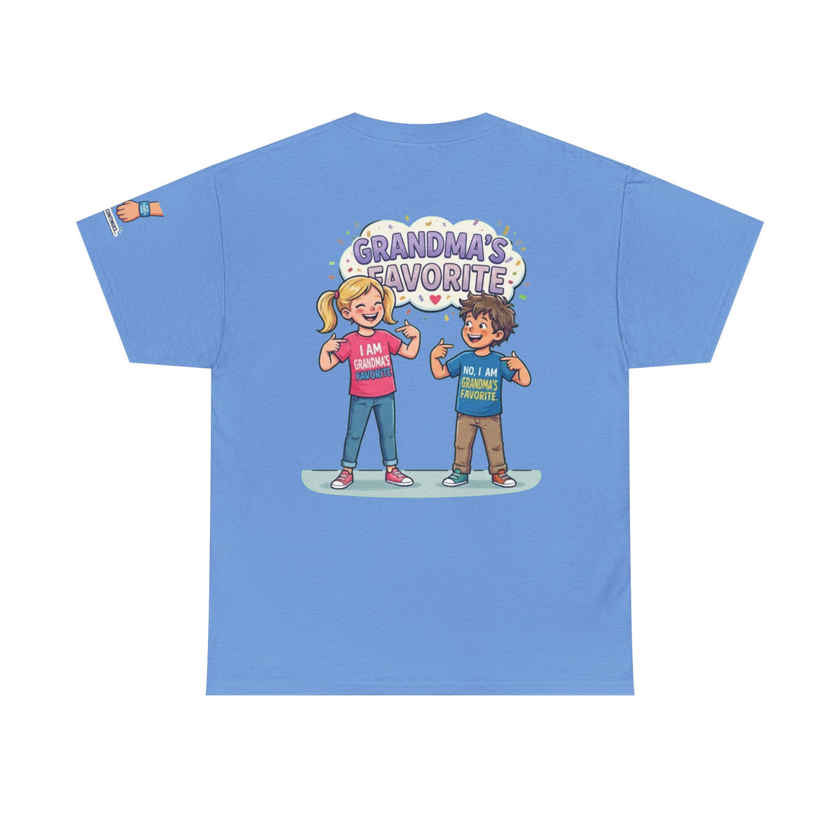 Color: Carolina Blue | Grandma's Favorite Premium Graphic Tee
