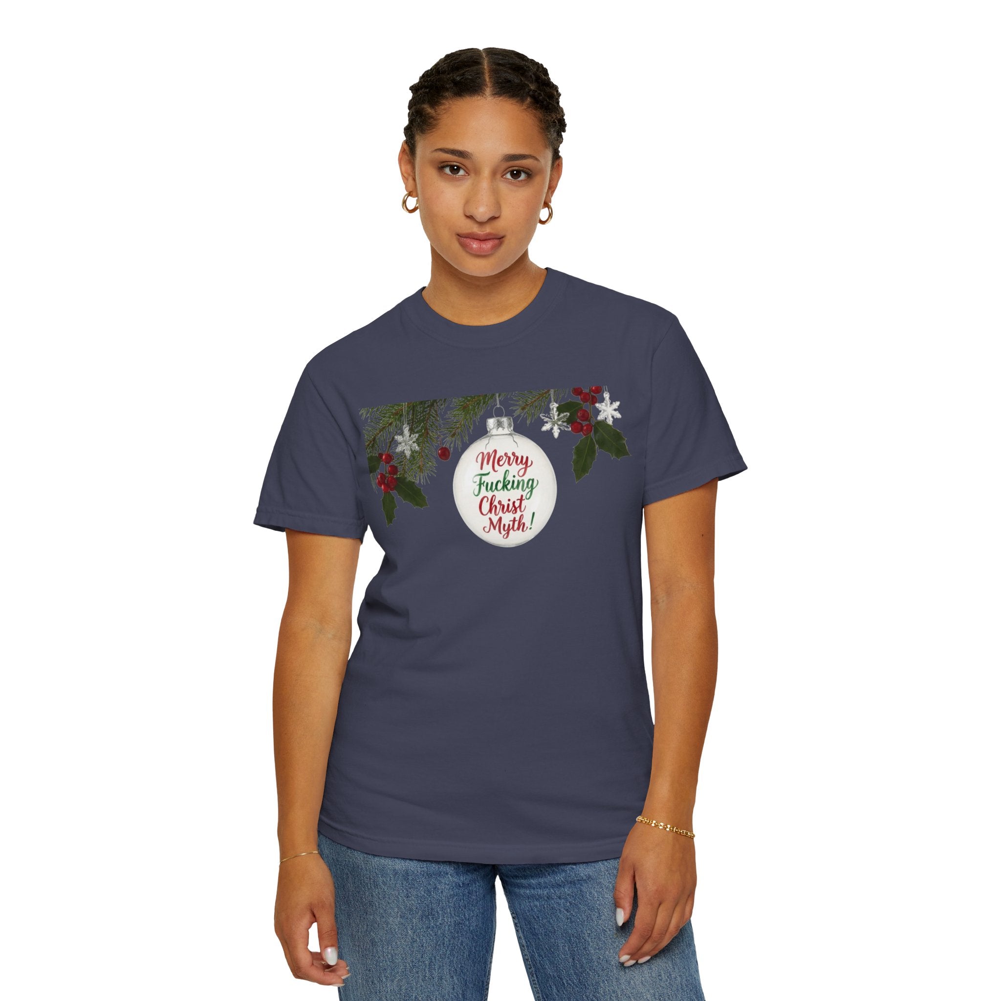 "MF Christ Myth" Unisex Garment-Dyed T-shirt