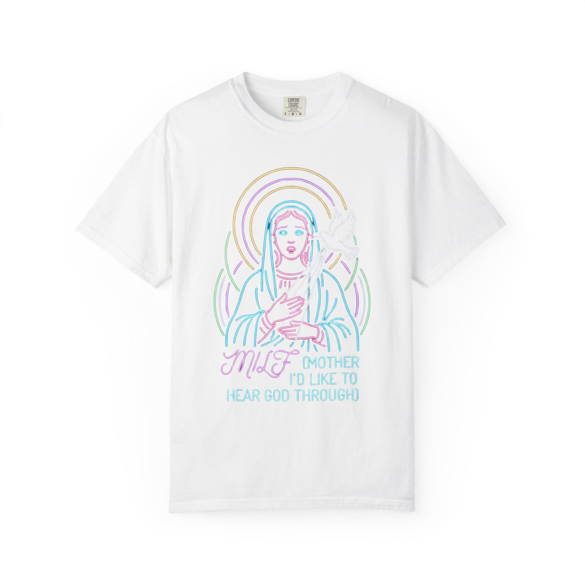 "Good Book Series MILF" Unisex Garment-Dyed Tee