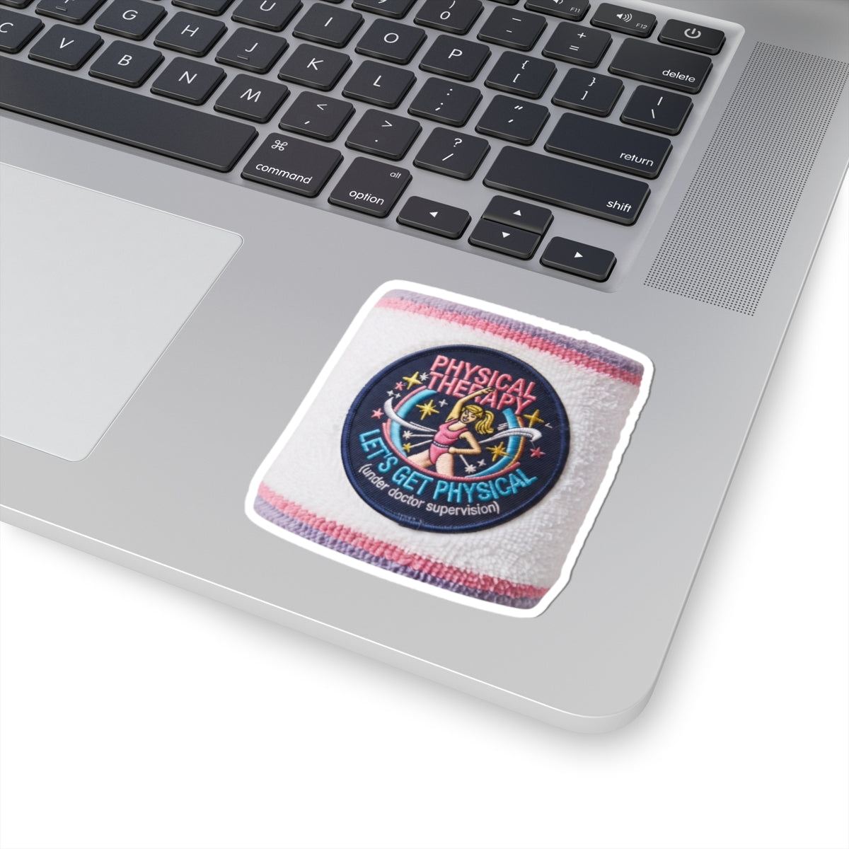 "Let's Get Physical" Sticker — Main