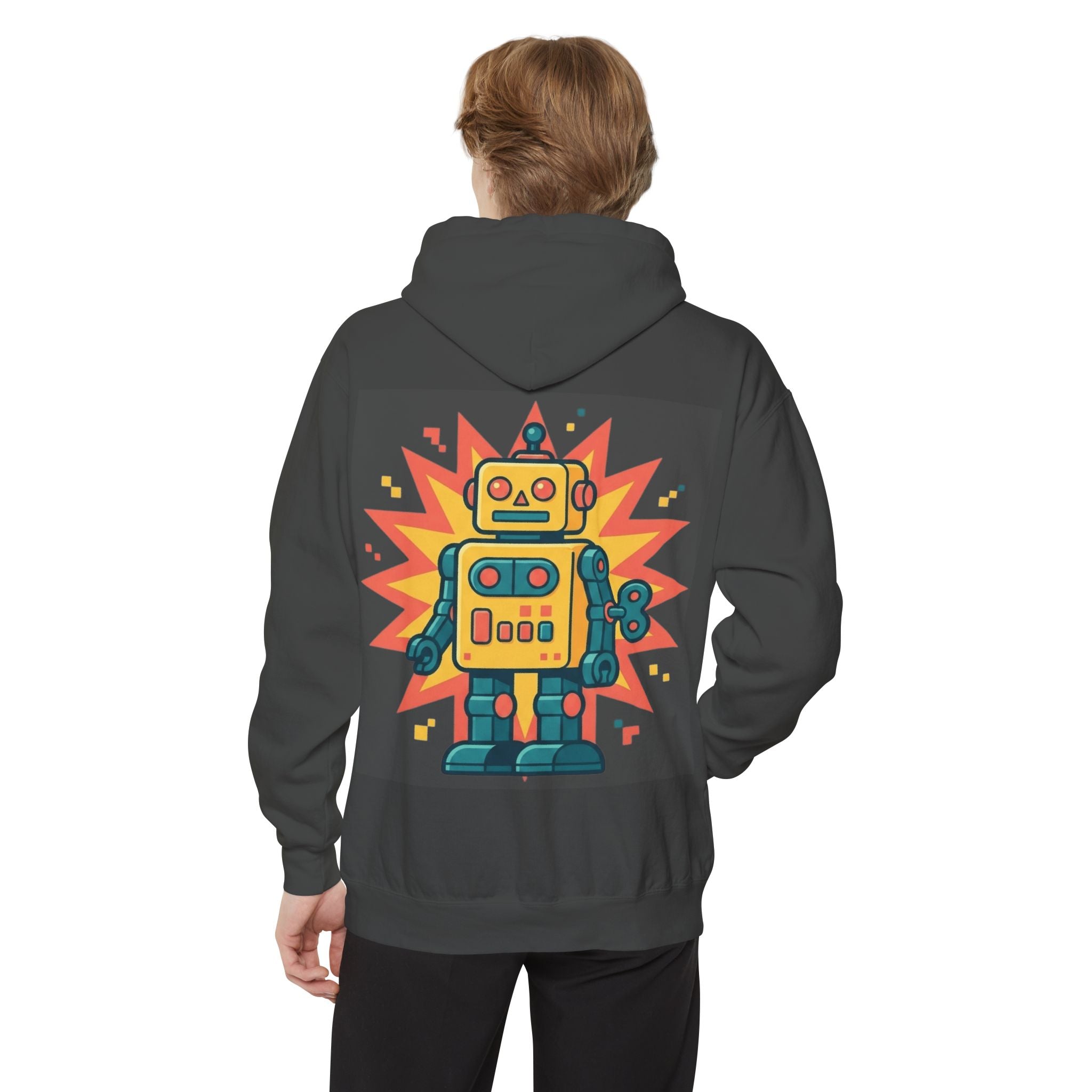 "Toy Robot" Garment-Dyed Hoodie