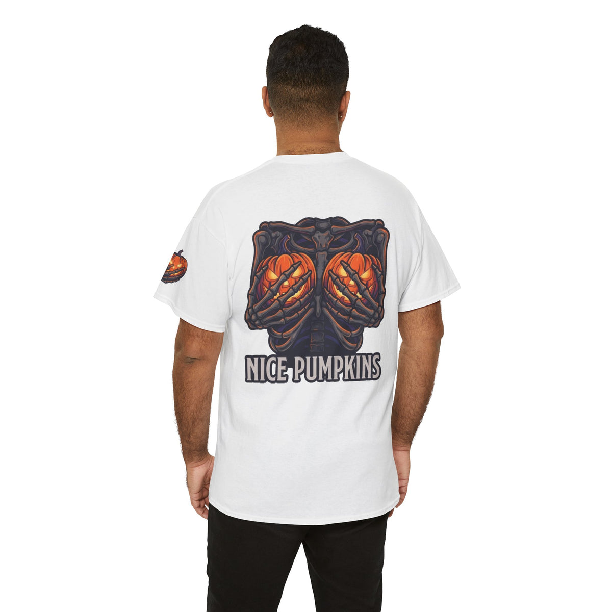 Color: White | Nice Pumpkins Premium Graphic Tee