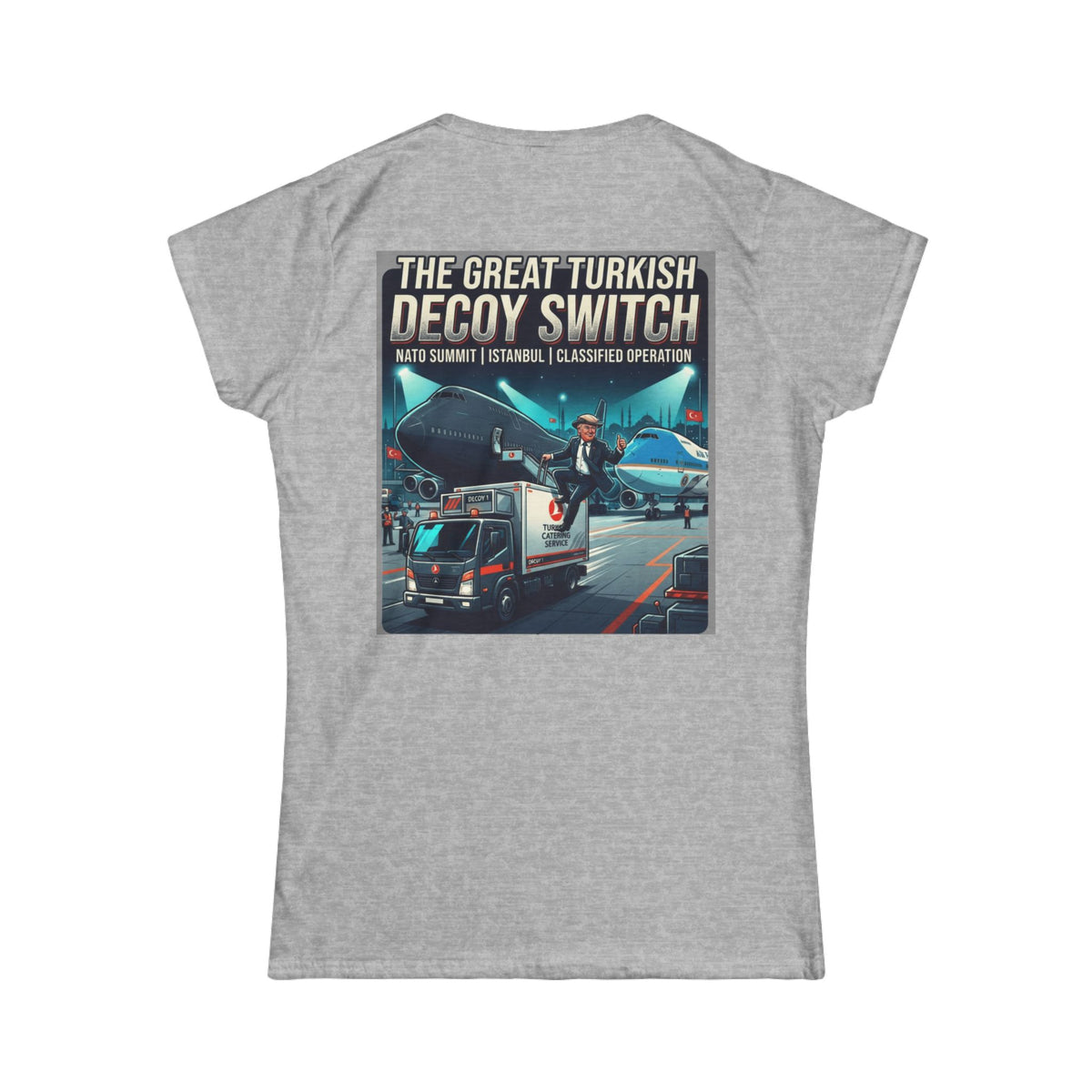 Color: Sport Grey | Decoy Switch Women's Tee