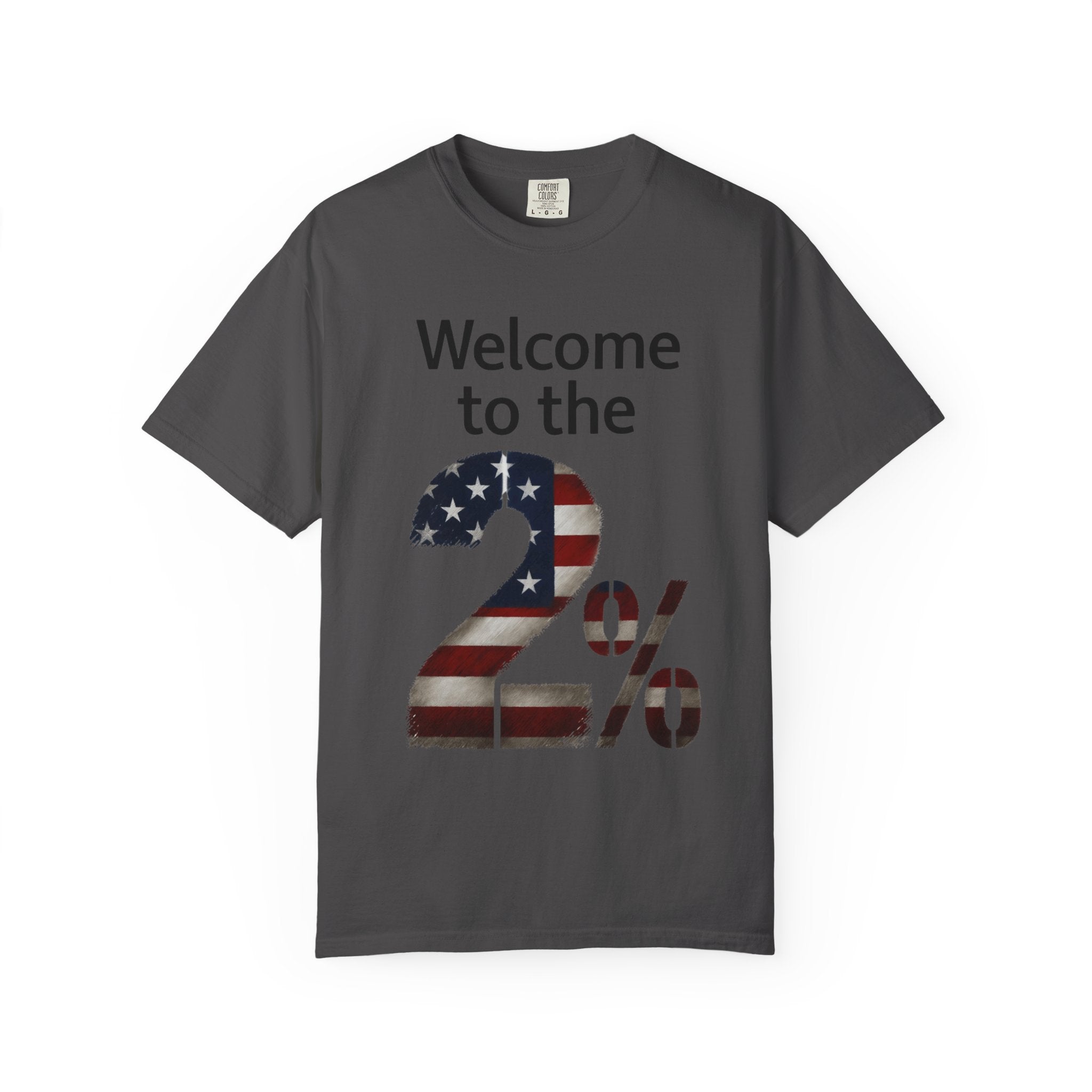 "Two Percent" Unisex Garment-Dyed T-shirt