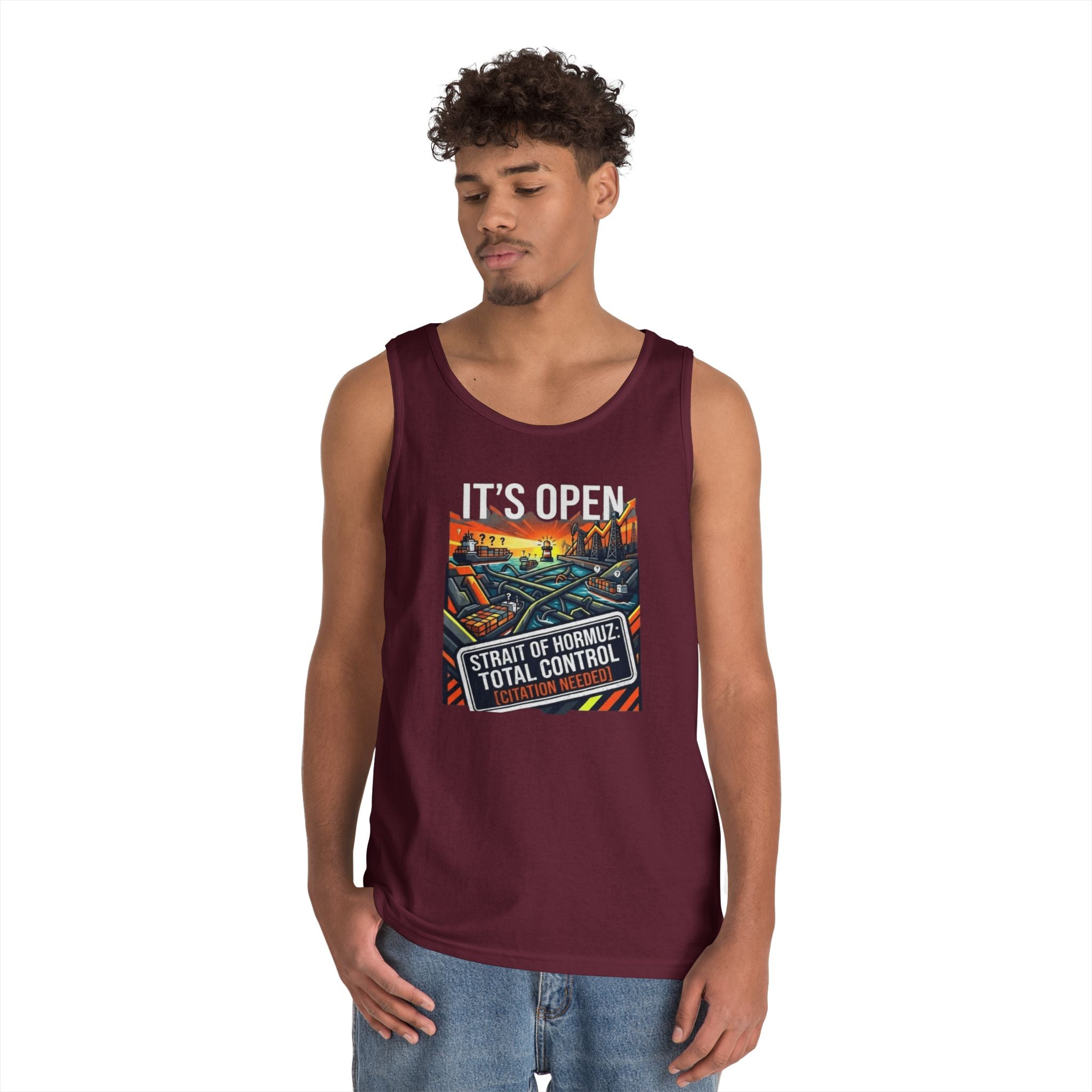 "Straight Of Hormuz is Open" Tank Top