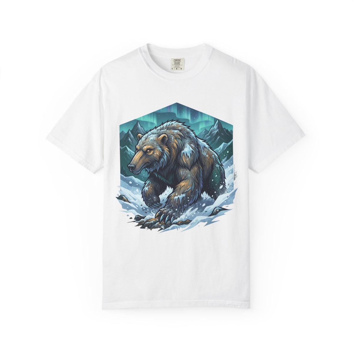 Color: White | Alioat (Siberian Folklore) Unisex Garment-Dyed Tee
