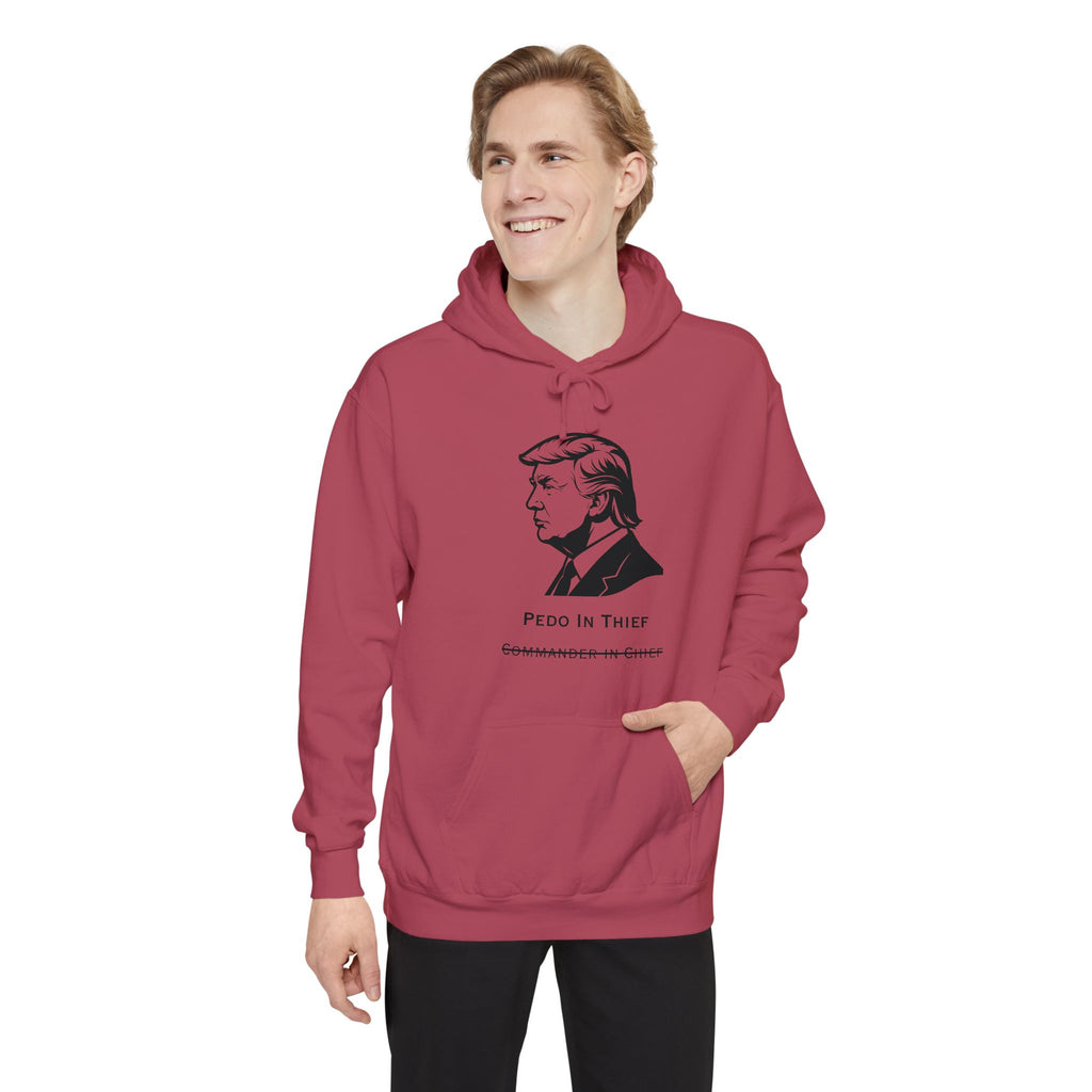 Pedo in Thief | Garment-Dyed Hoodie — AttitudeShirts
