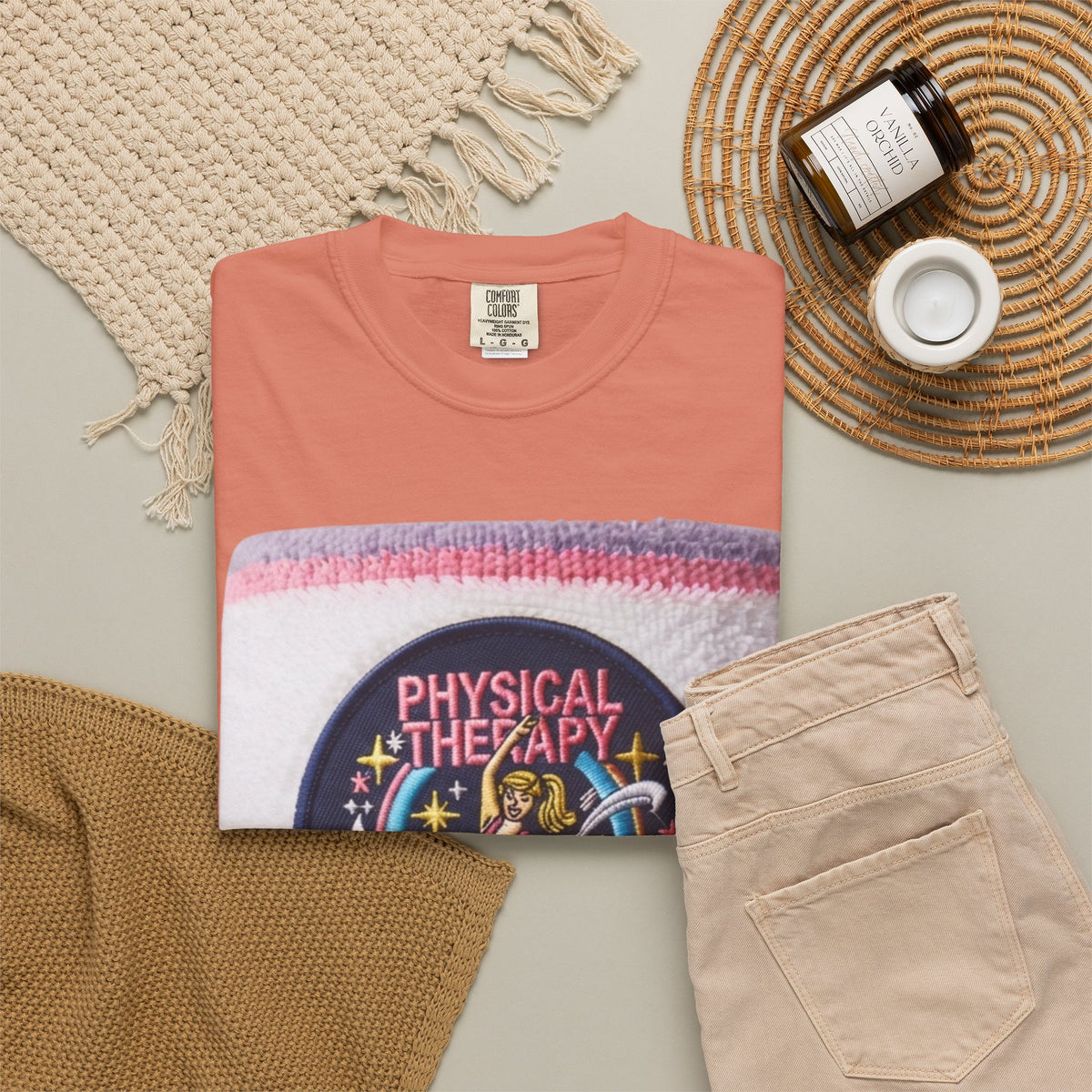 "Let's Get Physical" Unisex Garment-Dyed Tee