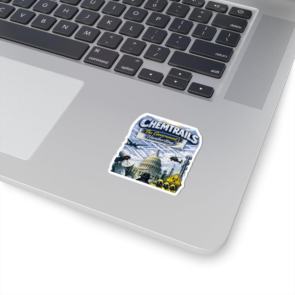 They're Not Contrails | Kiss-Cut Sticker — AttitudeShirts