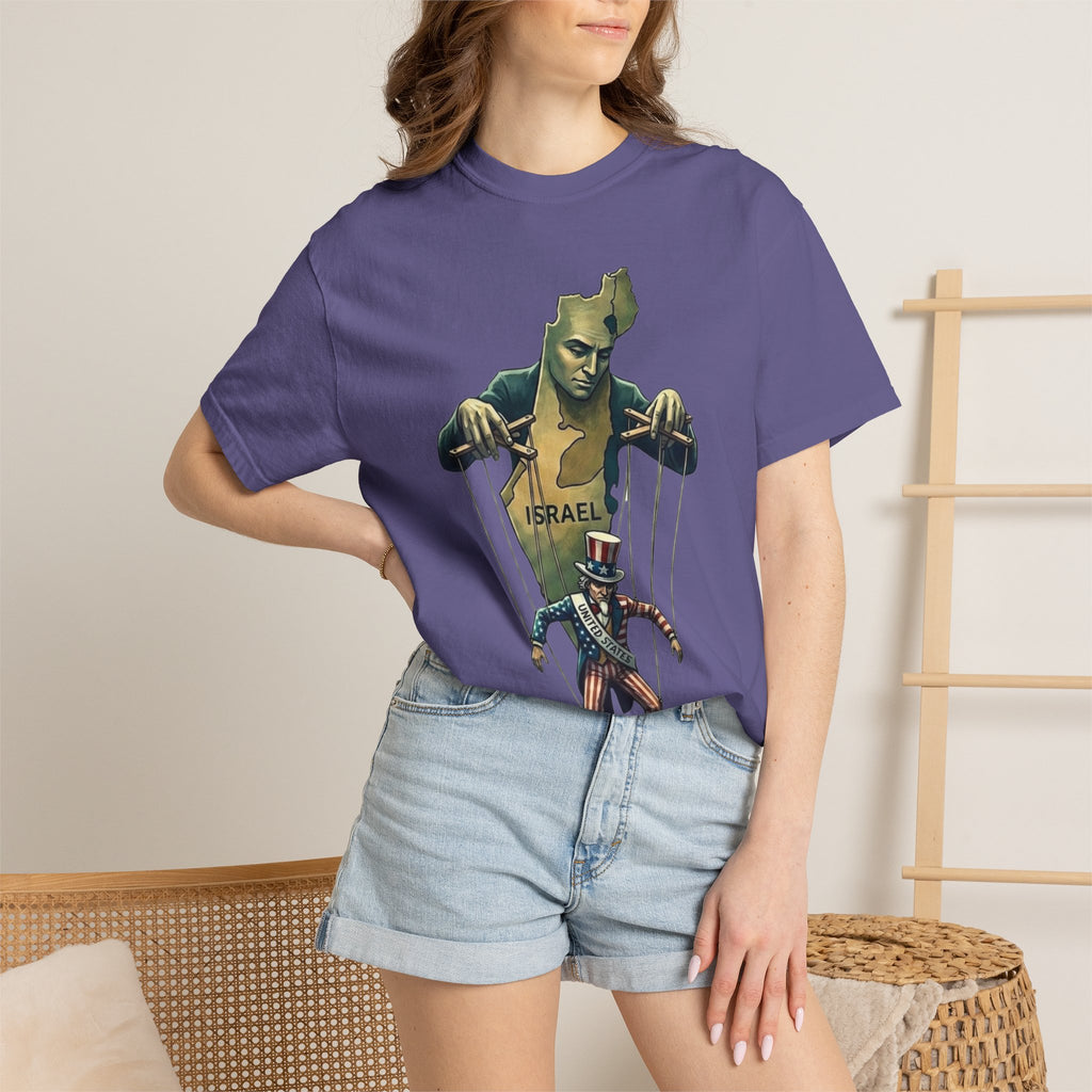 "The Global Puppet Master" Unisex Garment-Dyed T-shirt
