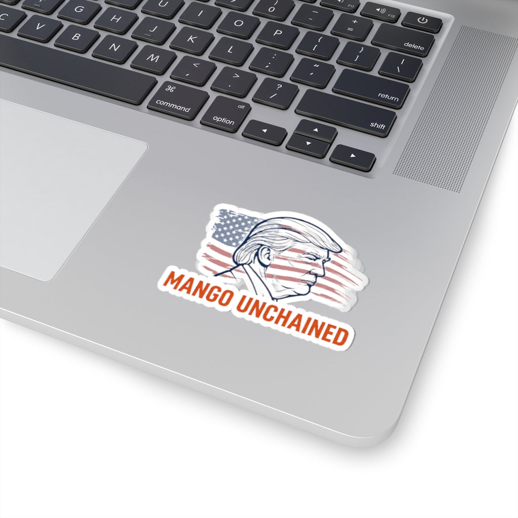 Mango Unchained | Kiss-Cut Sticker — AttitudeShirts