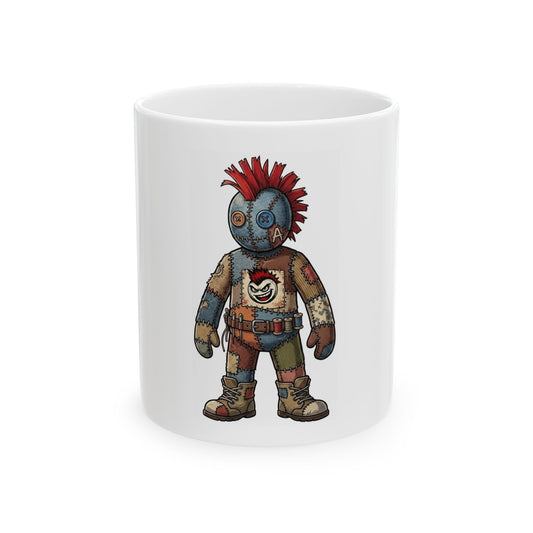 "Stitch" White Ceramic Mug